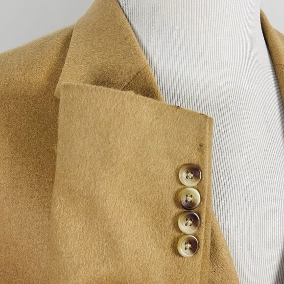 RBM 48R Sport Coat Wool Camel Blend Beige Two Button Lined Vented - Picture 5 of 8